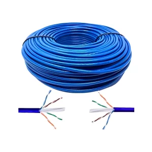 CABLE UTP CAT6A 100% COBRE COLOR AZUL MARCA PANDUIT BOBINA DE 305MTS