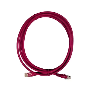 PATCH CORD CAT6 DE 1.5FT (50CM) COLOR ROJO MARCA QNET