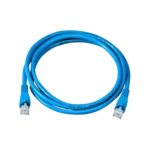 PATCH CORD CAT6 DE 3FT (90CM) COLOR AZUL MARCA QNET