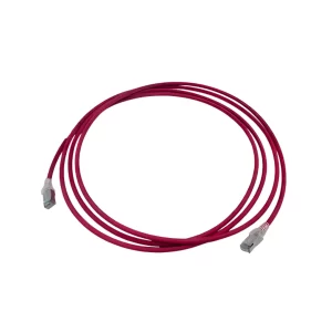 PATCH CORD CAT6 DE 3FT (90CM) COLOR ROJO MARCA QNET