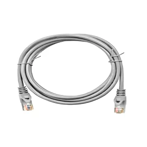 PATCH CORD CAT6 DE 7FT (2MTS) COLOR GRIS MARCA QNET