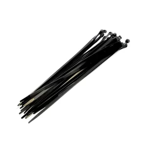 TIE WRAP COLOR NEGRO DE 30CM (PAQUETE DE 100 UNIDADES)