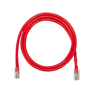PATCH CORD CAT6 DE 3FT (1MTS) COLOR ROJO MARCA PANDUIT