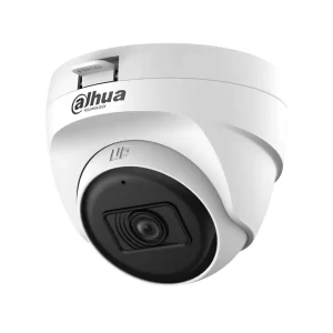 CAMARA DOMO MARCA DAHUA ANALOGA DE 5MP, SERIE COOPER, LENTE FIJO 2.8MM, AUDIO, IR 20M, PLASTICO