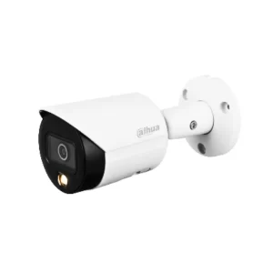 CÁMARA BULLET MARCA DAHUA IP DE 4MP, LENTE FIJO DE 2.8MM, H.265, METÁLICA, MICRÓFONO INCORPORADO, IP67