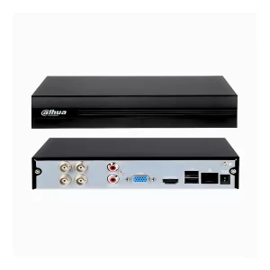 DVR DE 4 CANALES MARCA DAHUA PENTA-BRID 1080N, 720p, COOPER DE 1RU, 1HDD 6TB WizSense, ANCHO DE BANDA 20Mbps