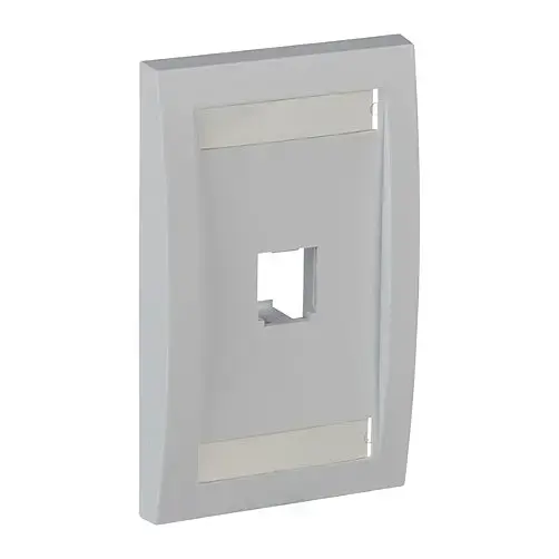 Placa frontal Mini-Com, 1 puerto