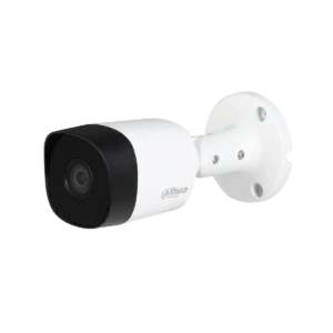 CÁMARA BULLET MARCA DAHUA DE 5MP COOPER, LENTE FIJO DE 2.8MM, METÁLICA, IR INTELIGENTE 20M, IP67.