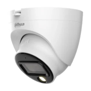 CÁMARA DOMO MARCA DAHUA ANALOGA DE 5MP, LENTE FIJO DE 2.8MM, FULL COLOR, WDR, IR DE 20MTS, MICROFONO INCORPORADO, IP67.