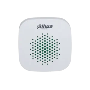 Sirena Inalámbrica Interior 85 dB 3 Niveles de Volumen Led Indicador Alarma de Batería Baja Medición de Temperatura Frecuencia 868.0 MHz–868.6 MHz