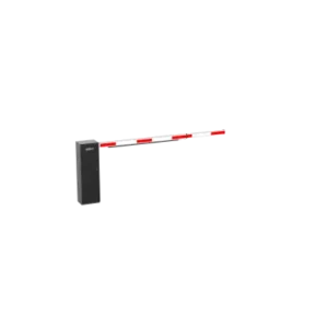 BARRERA VEHICULAR MOTORIZADA MOTOR 24V SIN ESCOBILLAS VELOCIDAD DE APERTURA/CIERRE AJUSTABLE ENTRE 2 Y 6 SEGUNDOS COMPATIBLE CON BRAZO TELESCÓPICO RECTO AJUSTABLE DE 2.7 A 4.5 METROS DIMENSIONES 285MM × 200MM × 940MM IP54