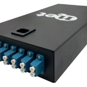 Caja Superficial con 8 Módulos LC UPC Dúplex Monomodo