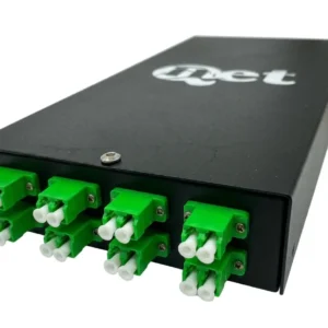 Caja Superficial con 8 Módulos LC APC Dúplex Monomodo