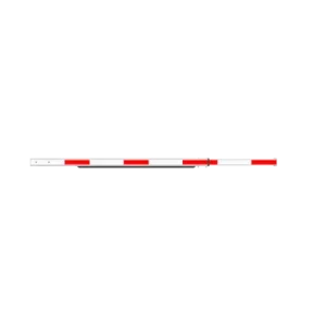 BRAZO RECTO AJUSTABLE 2.7 A 4.5 METROS DE ALUMINIO PARA BARRERA VEHICULAR MOTORIZADA PESO APROXIMADO 5.6 KG COMPATIBLE CON SERIE IPMECD-1062