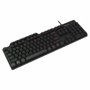 Teclado USB Gaming Black con Retroiluminación LED.