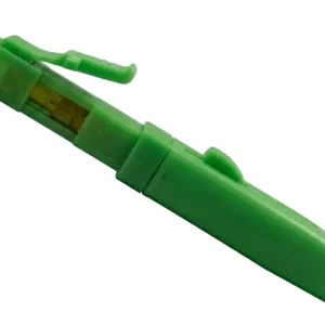 Conector Mecánico de Fibra Óptica LC APC Monomodo.