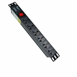 PDU BASICO DE ENERGIA CON 6 TOMAS NEMA 5-15R RACKEABLE NETLINK / INPUT: 110Vac ,15A-1650W / OUTPUT: 110Vca
