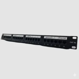 Patch Panel 24 Puertos Categoría 5e