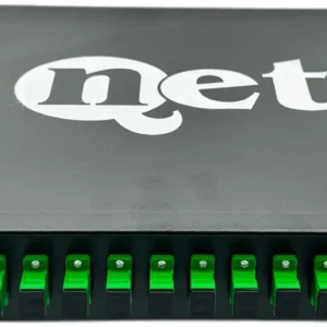 Bandeja de Distribución de Fibra Óptica 24 Puertos SC APC Simplex Monomodo (1RU)