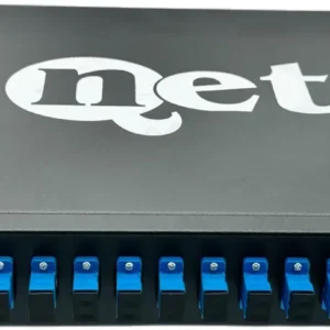 Bandeja de Distribución de Fibra Óptica 24 Puertos SC UPC Simplex Monomodo (1RU)