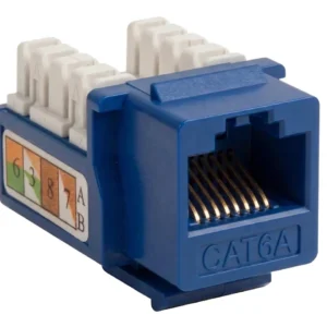 Conector Keystone Jack Categoría 6A UTP.