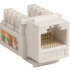 Conector Keystone Jack Categoría 6A UTP.