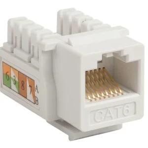 Conector Keystone Jack Categoría 6 UTP.
