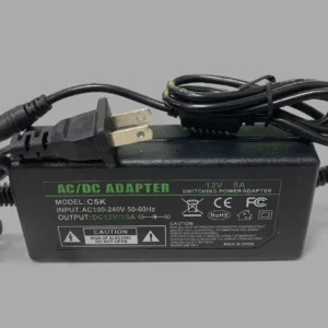 TRANSFORMADOR DE CORRIENTE 12VOL - 5AMP MARCA SPTLINE