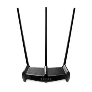 ROUTER INALÁMBRICO N (ROMPE MUROS) TP-LINK / VELOCIDAD: 450MBPS / 3 ANTENAS DE 9 DBI / 4 PUERTOS LAN y 1 PUERTO WAN / ALTA POTENCIA