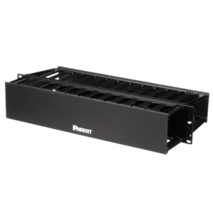 Organizador de Cables Horizontal PatchLink™ con Clips de Radio de Curvatura.
